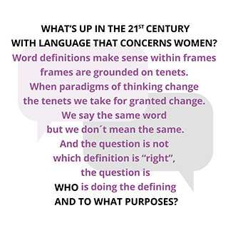 lenguage women XXI